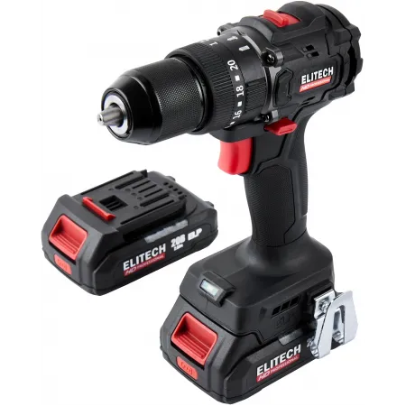 Дрель-шуруповерт Elitech CD 20ISL2 (E2201.041.01) 40Вт аккум. патрон:быстрозажимной (кейс в комплекте) (205722) Дрель-шуруповерт Elitech CD 20ISL2 (E2201.041.01) 40Вт аккум. патрон:быстрозажимной (кейс в комплекте) (205722)
