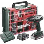 Дрель ударная Metabo BS 18 Set патрон:быстрозажимной реверс (кейс в комплекте) (602207710)