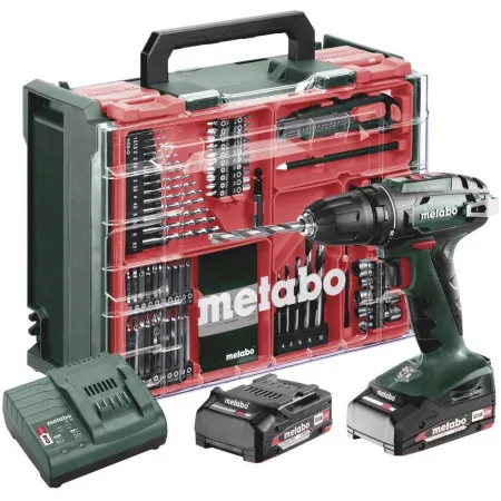 Дрель ударная Metabo BS 18 Set патрон:быстрозажимной реверс (кейс в комплекте) (602207710)