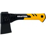 Топор Kraftool 20660-05 малый черный/желтый в комплекте:чехол-ножны