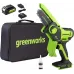 Цепная пила Greenworks G24MCS10 дл.шины:4"(10cm) 1аккум. 2Ач ЗУ (2008207UA)