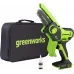 Цепная пила Greenworks G24MCS10 дл.шины:4"(10cm) 1аккум. 2Ач ЗУ (2008207UA)