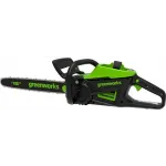 Цепная пила Greenworks 2008907UB аккум. 2300Вт 3.40л.с. дл.шины:16" (40cm) 1аккум. 4Ач ЗУ