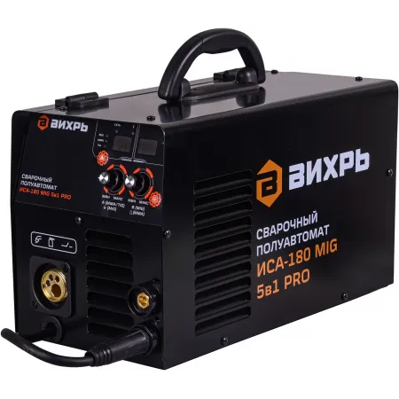 Сварочный полуавтомат Вихрь ИСА-180 MIG PRO инвертор MIG-MAG/FCAW/MMA/Lift TIG 4.8кВт