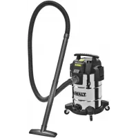 Строительный пылесос DeWalt DXV30SAPTA-QT 750Вт (уборка: сухая/сбор воды/выдув) серебристый