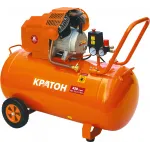 Компрессор поршневой Кратон AC-420-100-DDV масляный 420л/мин 100л 2200Вт оранжевый