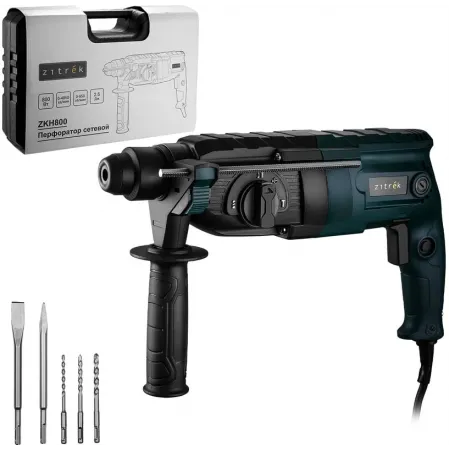 Перфоратор Zitrek ZKH800 патрон:SDS-plus уд.:2.6Дж 800Вт (кейс в комплекте)