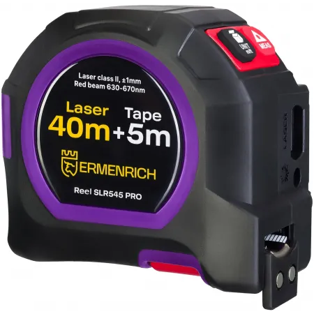 Лазерный дальномер Ermenrich Reel SLR545 PRO 2кл.лаз. 670нм цв.луч. красный в кейсе (84580)