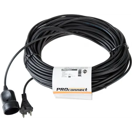 Удлинитель силовой PROconnect PROc-Uc (11-7116) 2x0.75кв.мм 1розет. 30м ПВС 6A без катушки черный