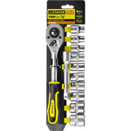 Набор торцевых головок Stayer 27750-H12 в комплекте 12 предметов