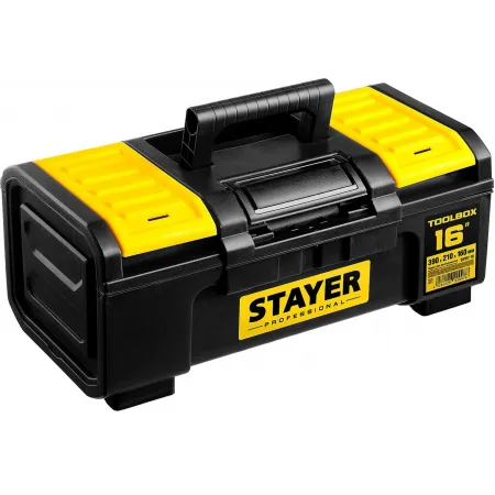 Ящик для инструментов Stayer Professional 38167-16 13л 1отд. черный/желтый Ящик для инструментов Stayer Professional 38167-16 13л 1отд. черный/желтый