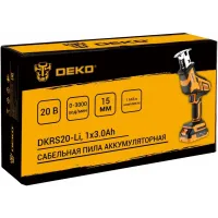 Сабельная пила Deko DKRS20-Li аккум. 3000ход/мин (083-1059)