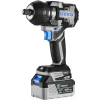 Гайковерт Deko ZKIS20 Pro Max аккум. патрон:квад.1/2" (кейс в комплекте) (083-1089)