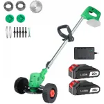 Триммер электрический Deko GreenCut 20 Pro аккум. 650Вт неразбор.штан. реж.эл.:леска/нож/диск