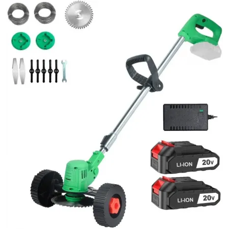 Триммер электрический Deko GreenCut 20 Pro аккум. 650Вт неразбор.штан. реж.эл.:леска/нож/диск