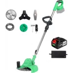 Триммер электрический Deko Zitrek GreenCut 20V аккум. 1200Вт неразбор.штан. реж.эл.:леска/нож/диск