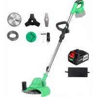 Триммер электрический Deko Zitrek GreenCut 20V аккум. 1200Вт неразбор.штан. реж.эл.:леска/нож/диск