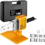 Сварочный аппарат для пластиковых труб Deko RPPWM1600W 1.6кВт Тмакс.:300 парн.насад. 3насад. (кейс в компл.) (083-3008)