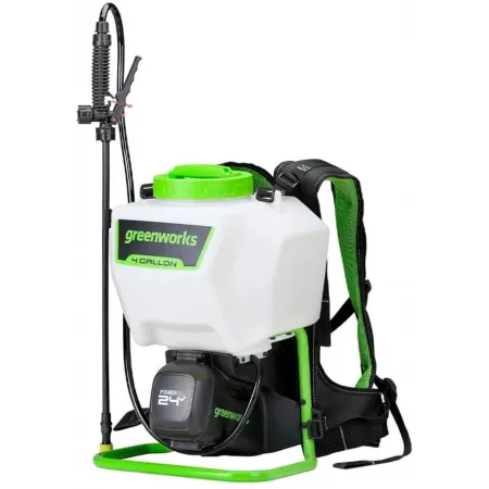 Опрыскиватель Greenworks G24BPSII аккум. ранц. 15л белый/зеленый (5300307UA)