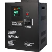 Стабилизатор напряжения Rucelf RS-15000 15кВА однофазный черный