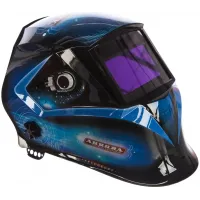 Маска сварщика Aurora SUN7 TIG MASTER 2-levels филь.:хамел. кл.:1/2/1/1 см.экр.99x55мм синий/черный (16876)