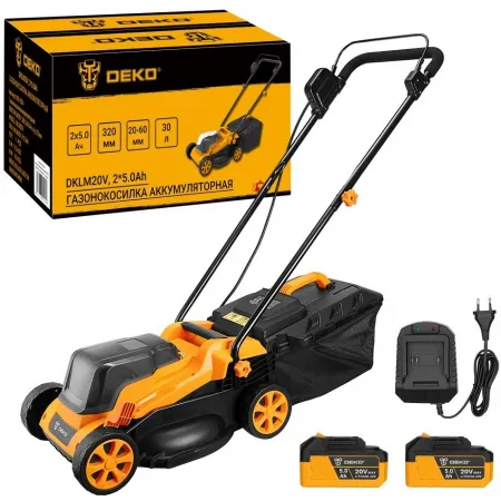 Газонокосилка роторная Deko DKLM20V (085-2024)