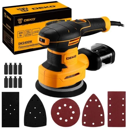 Полировальная машина Deko DKS400W 400Вт 7000об/мин d=125мм (085-1058)