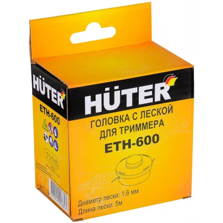 Головка для триммеров Huter ETH-600 d=1.6мм L=5м для Huter GET-600 ENB (71/1/15) Головка для триммеров Huter ETH-600 d=1.6мм L=5м для Huter GET-600 ENB (71/1/15)