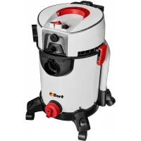 Строительный пылесос Bort BAX-500E 1400Вт (уборка: сухая/влажная) белый