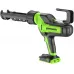 Пистолет для герметика Greenworks G24CAU аккумуляторный полузакрытый для герметиков зеленый/черный (3501707)