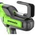 Пистолет для герметика Greenworks G24CAU аккумуляторный полузакрытый для герметиков зеленый/черный (3501707)
