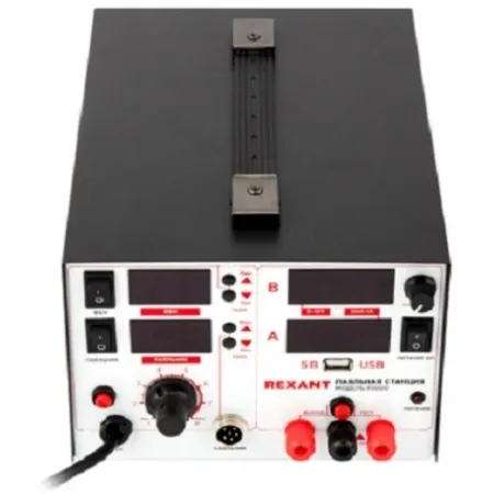 Паяльная станция Rexant 12-0729 электрич. 760Вт макс.t=480