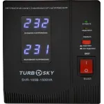 Стабилизатор напряжения Turbosky AVR-1500VA 1.5кВА однофазный черный