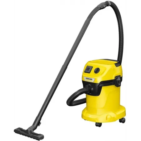 Строительный пылесос Karcher WD 3 P V-17/4/20 Workshop 1000Вт (уборка: сухая/сбор воды/выдув) желтый