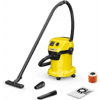 Строительный пылесос Karcher WD 3 P V-17/4/20 1000Вт (уборка: сухая/сбор воды/выдув) желтый