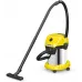 Строительный пылесос Karcher WD 3 S V-17/4/20 1000Вт (уборка: сухая/сбор воды) желтый