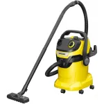 Строительный пылесос Karcher WD 5 V-25/5/22 1100Вт (уборка: сухая/сбор воды) желтый