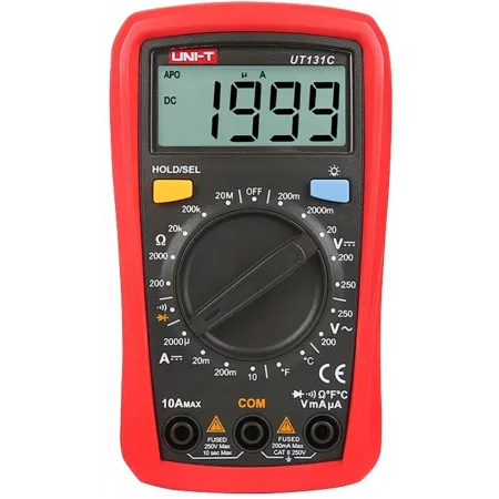 Мультиметр Uni-T UT131C цифровой красный/черный