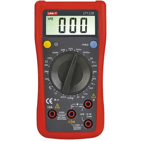 Мультиметр Uni-T UT132B цифровой красный/черный