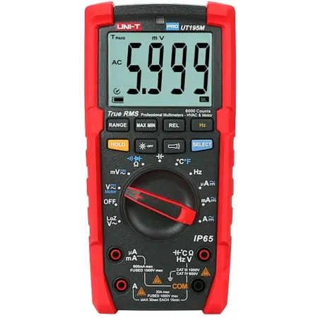 Мультиметр Uni-T UT195M цифровой красный/черный Мультиметр Uni-T UT195M цифровой красный/черный