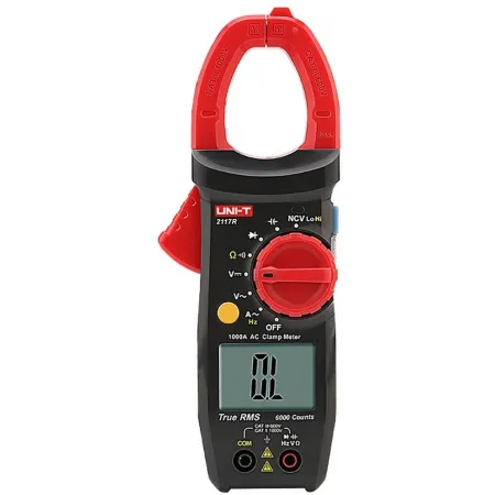 Клещи токоизмерительные Uni-T 2117R цифр. измер.ток:переменный/постоянный черный/красный