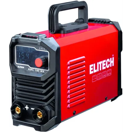 Сварочный аппарат Elitech АИС 180 ЖК инвертор ММА/TIG 6.1кВт