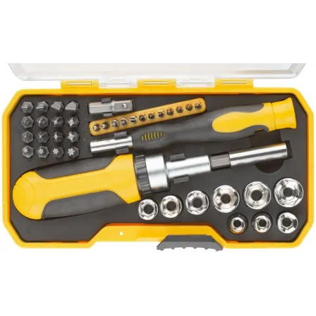 Набор отверток FIT 56385 в компл.:41 предмет жесткий кейс Набор отверток FIT 56385 в компл.:41 предмет жесткий кейс