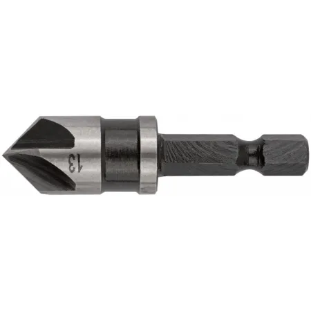 Зенкер FIT 36445 по дер/мет/пласт Д=13мм для шуруповертов/дрелей Зенкер FIT 36445 по дер/мет/пласт Д=13мм для шуруповертов/дрелей