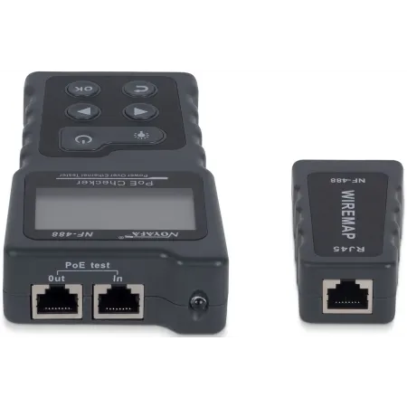 Тестер кабельный Cabeus HT-488-PoE черный Тестер кабельный Cabeus HT-488-PoE черный