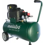 Компрессор поршневой Metabo Basic 250-50 W OF безмасляный 120л/мин 50л 1500Вт зеленый