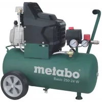 Компрессор поршневой Metabo Basic 250-24 W масляный 200л/мин 24л 1500Вт зеленый