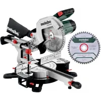 Торцовочная пила Metabo KGS 254 M set 1450Вт 5000об/мин d=254мм