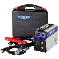 Сварочный аппарат Аврора Вектор 2300 кейс инвертор ММА 6.3кВт (кейс в компл.)