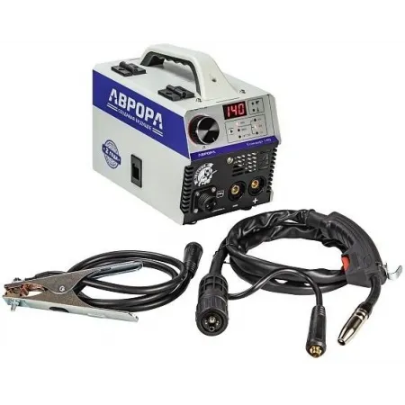 Сварочный полуавтомат Аврора Стандарт 140 инвертор FLUX, MMA,TIG-Lift 2.77кВт